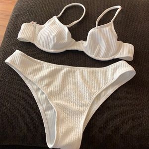 ROMWE white bikini